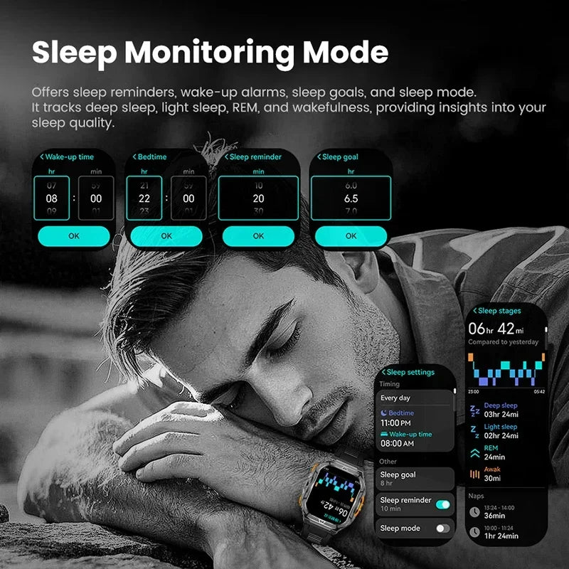 Luxury AMOLED Real GPS Smartwatch 5ATM Waterproof For Android